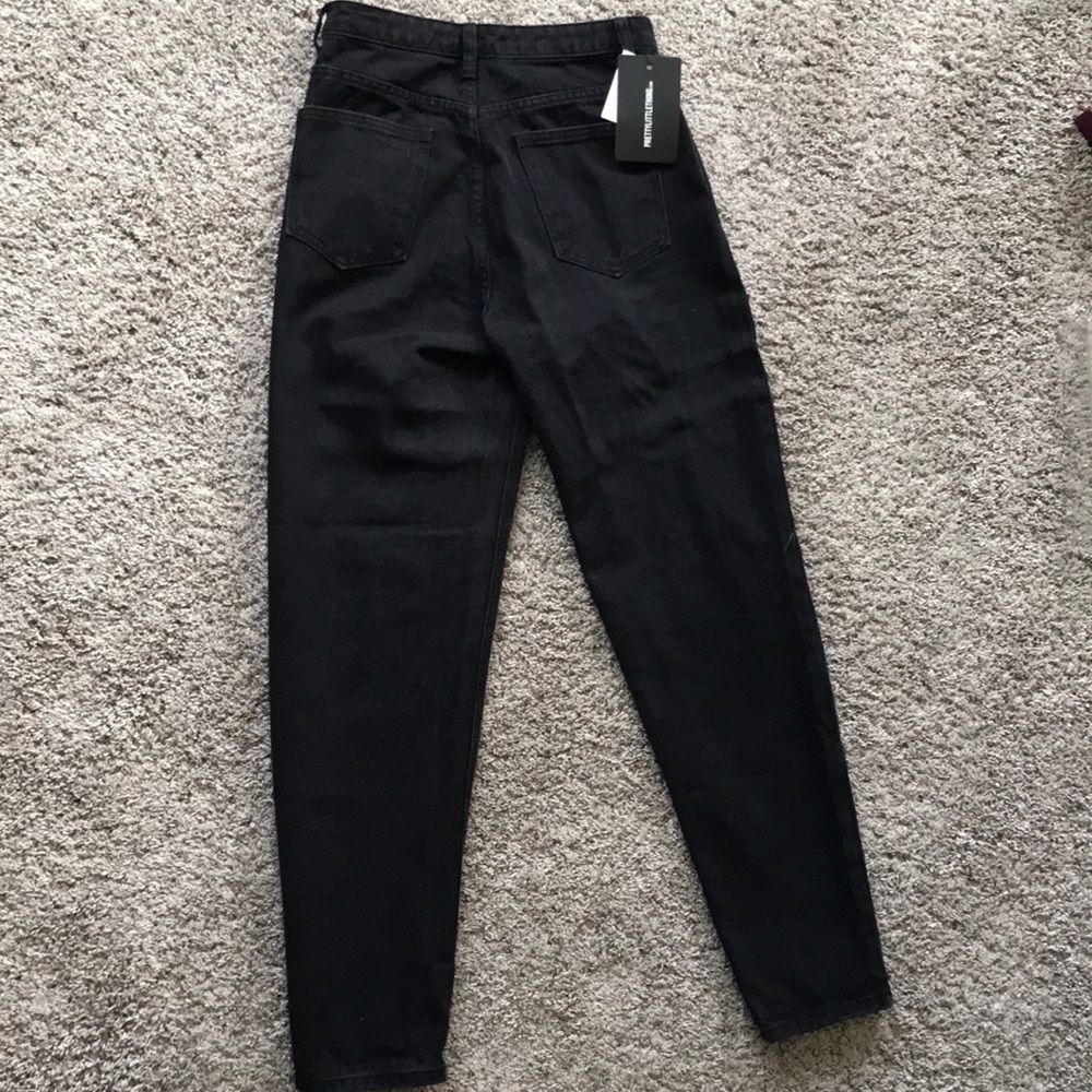 Black Ripped Mom Jeans - Picture 5 of 6